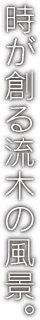 自然が創る石の景観。