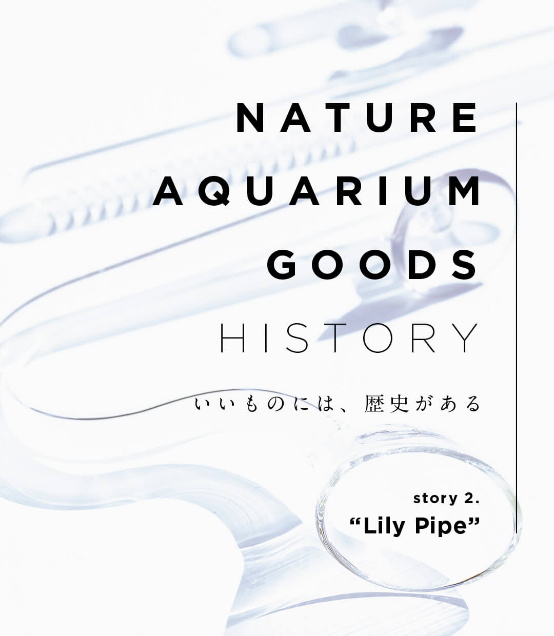 NATURE AQUARIUM GOODS HISTORY – Story 02. “リリィパイプ”