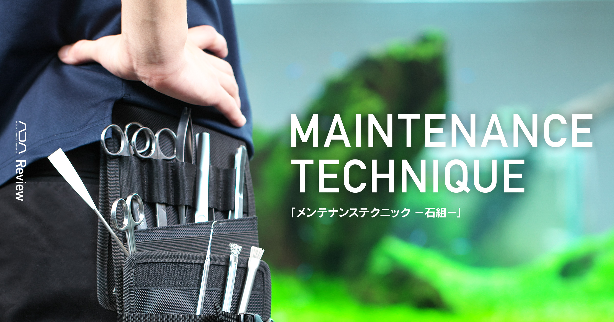 ADA Review 「メンテナンステクニックー石組ー」 | AQUA DESIGN AMANO