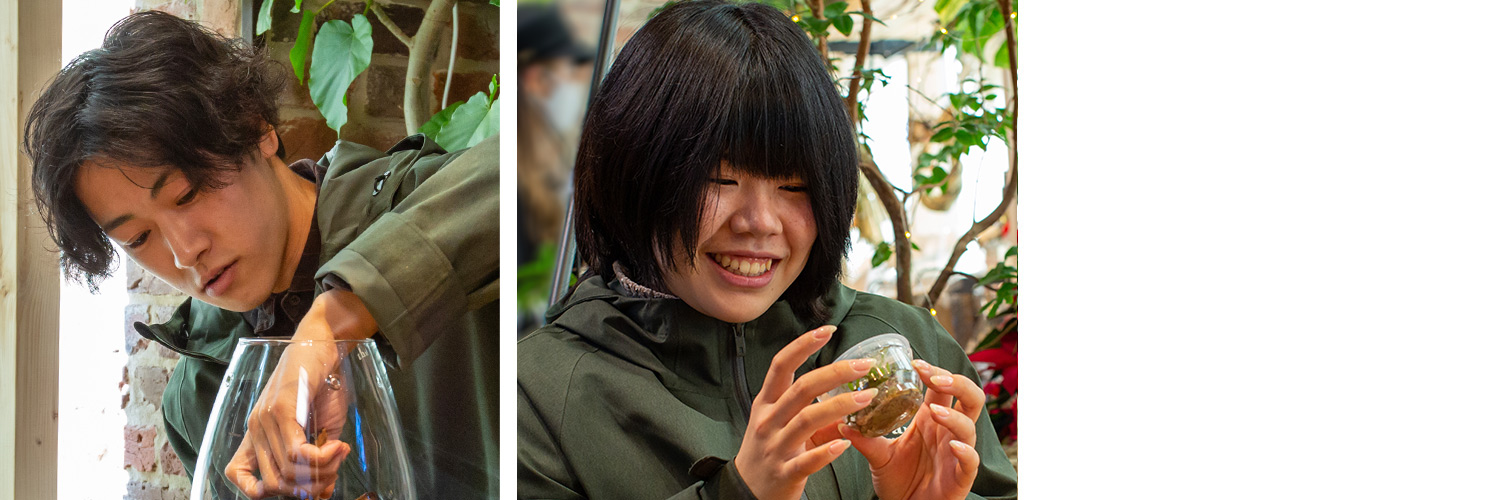 ユウマさんとミクさんの顔写真