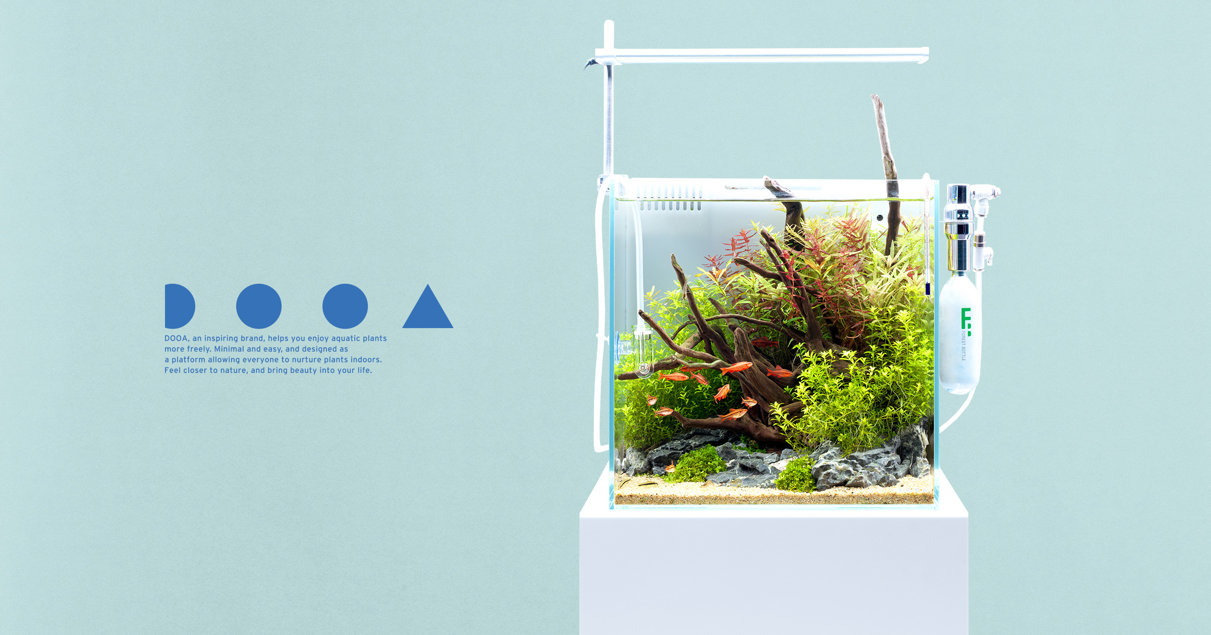 DOOA SYSTEM AQUA 30 ‘Aquascaping with  Easy-to-install Equipment’