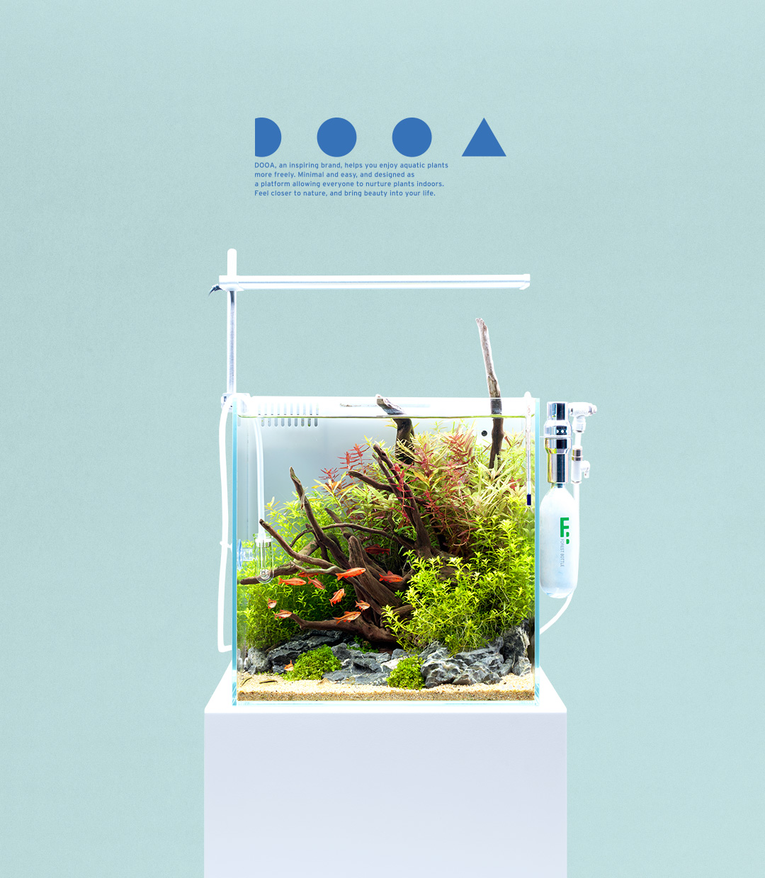 DOOA SYSTEM AQUA 30 ‘Aquascaping with  Easy-to-install Equipment’