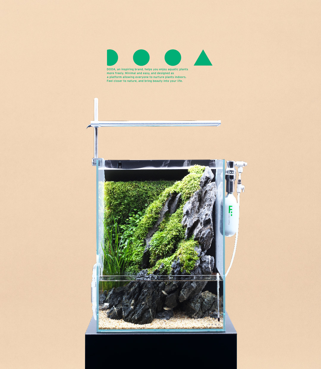 DOOA SYSTEM TERRA 30 ‘Enjoy Waterside Scenery  Created in An Aqua-terrarium’