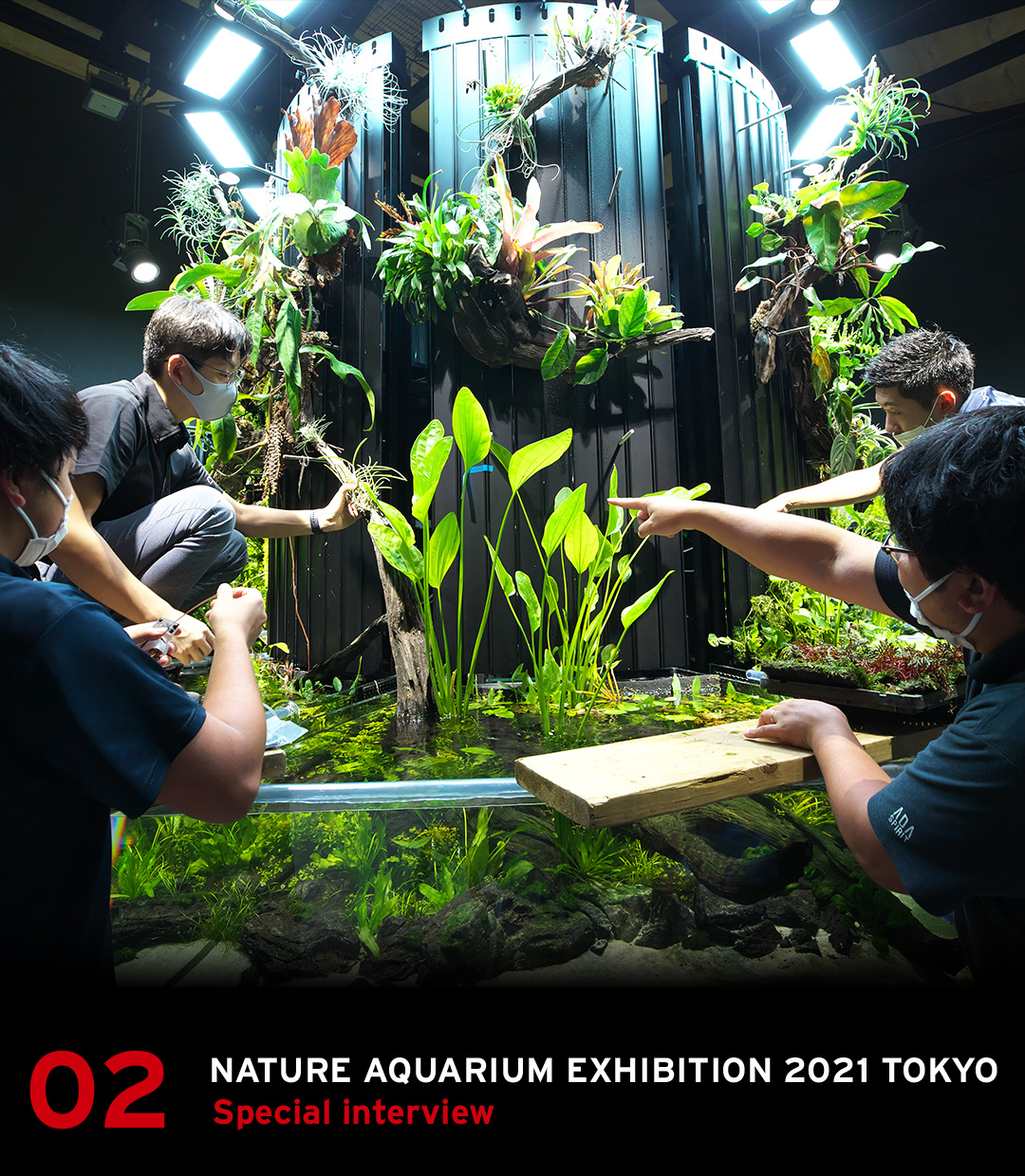 NATURE AQUARIUM EXHIBITION 2021 TOKYO Special interview: Kyoshiro Kameyama & Kota Iwahori